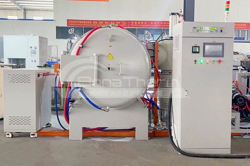 上海热拓定制1100℃真空钎焊炉（钼泊炉膛）
