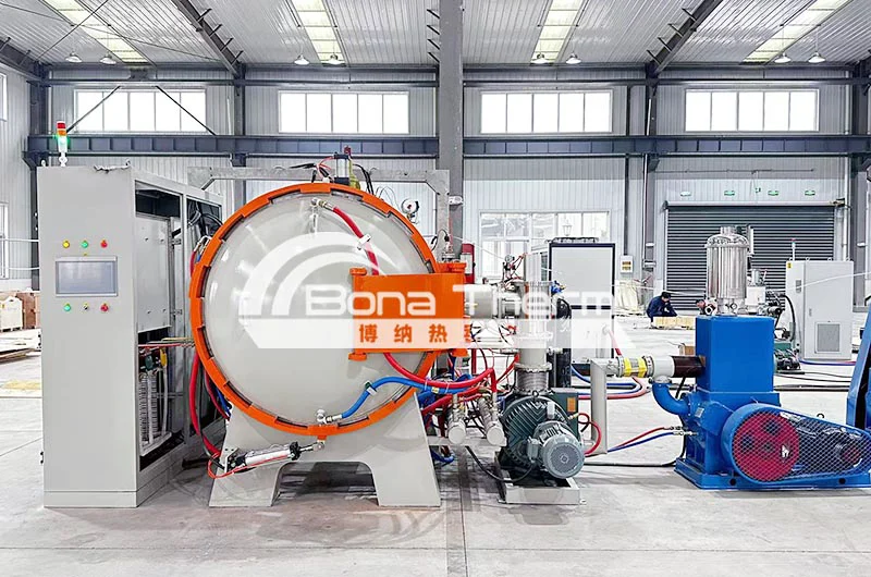 陕西某新材料研究公司定制的1350℃钼箔真空气淬炉成功交付