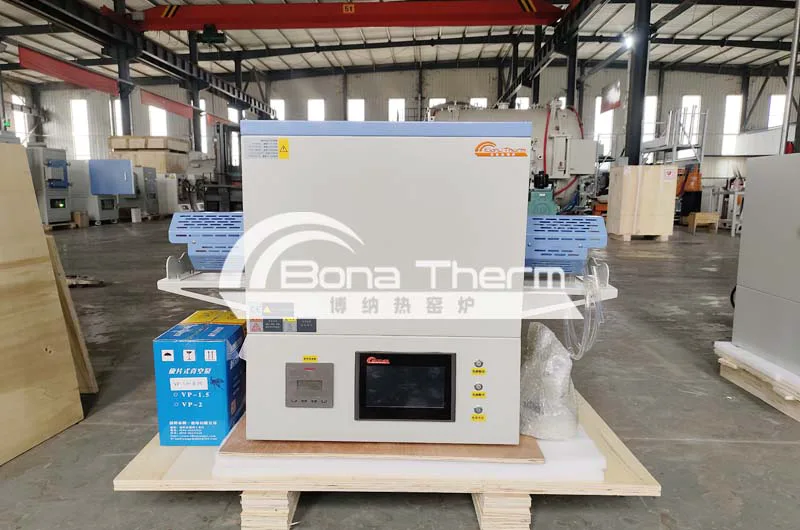 陕西某理工大学定制1200℃真空管式炉