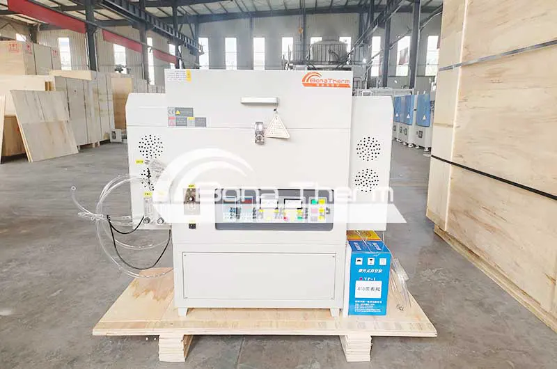 北京某科技大学定制博纳热1100℃卧式大肚管石英管式炉